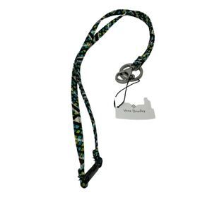Vera Bradley Breakaway Lanyard and Loop Keychain Rain Forest Set NEW
